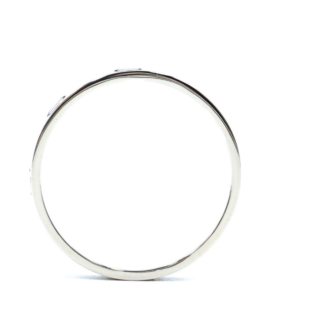 White Gold 18k 750 Size 3.5mm Wide Size 62 10.25 - Picture 7 of 8